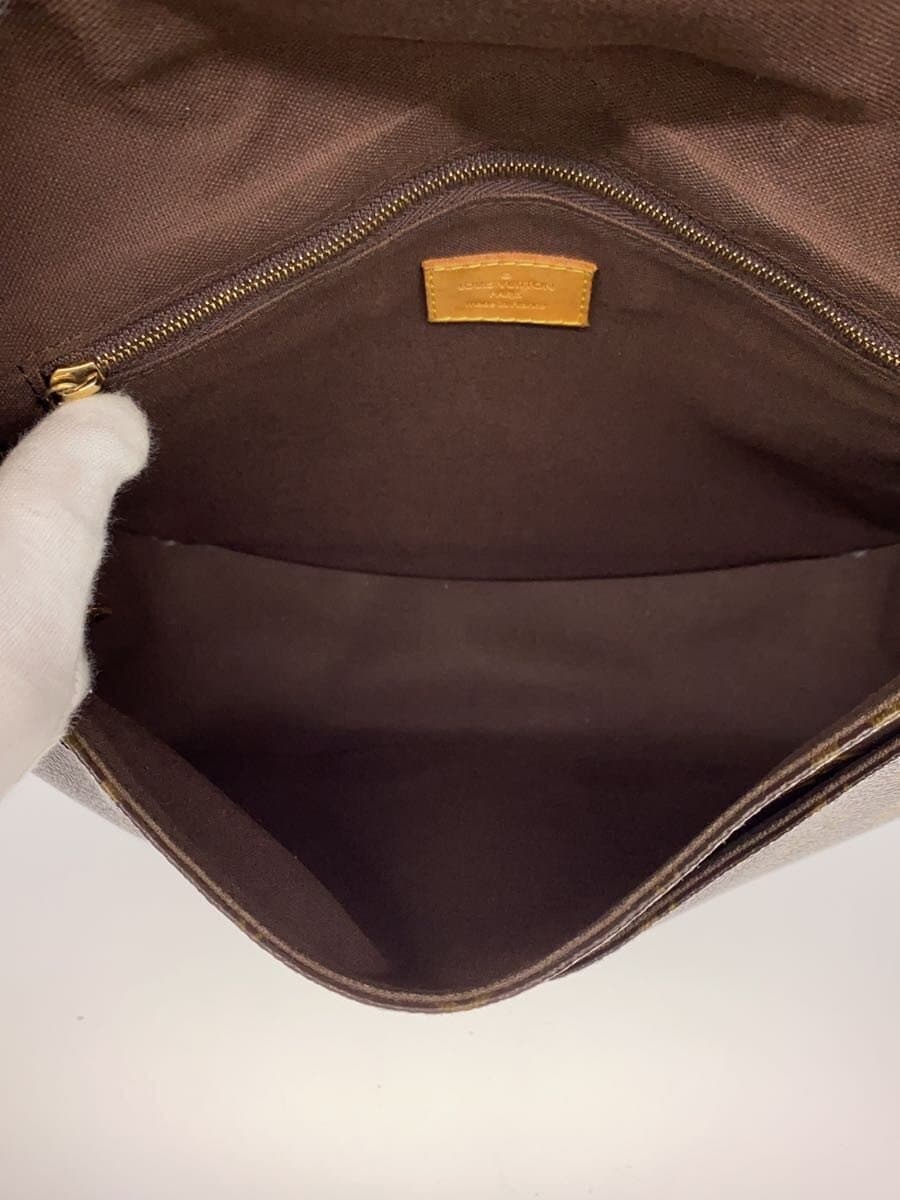 LOUIS VUITTON Menilmontant PM_Monogram Canvas PVC BRW 6