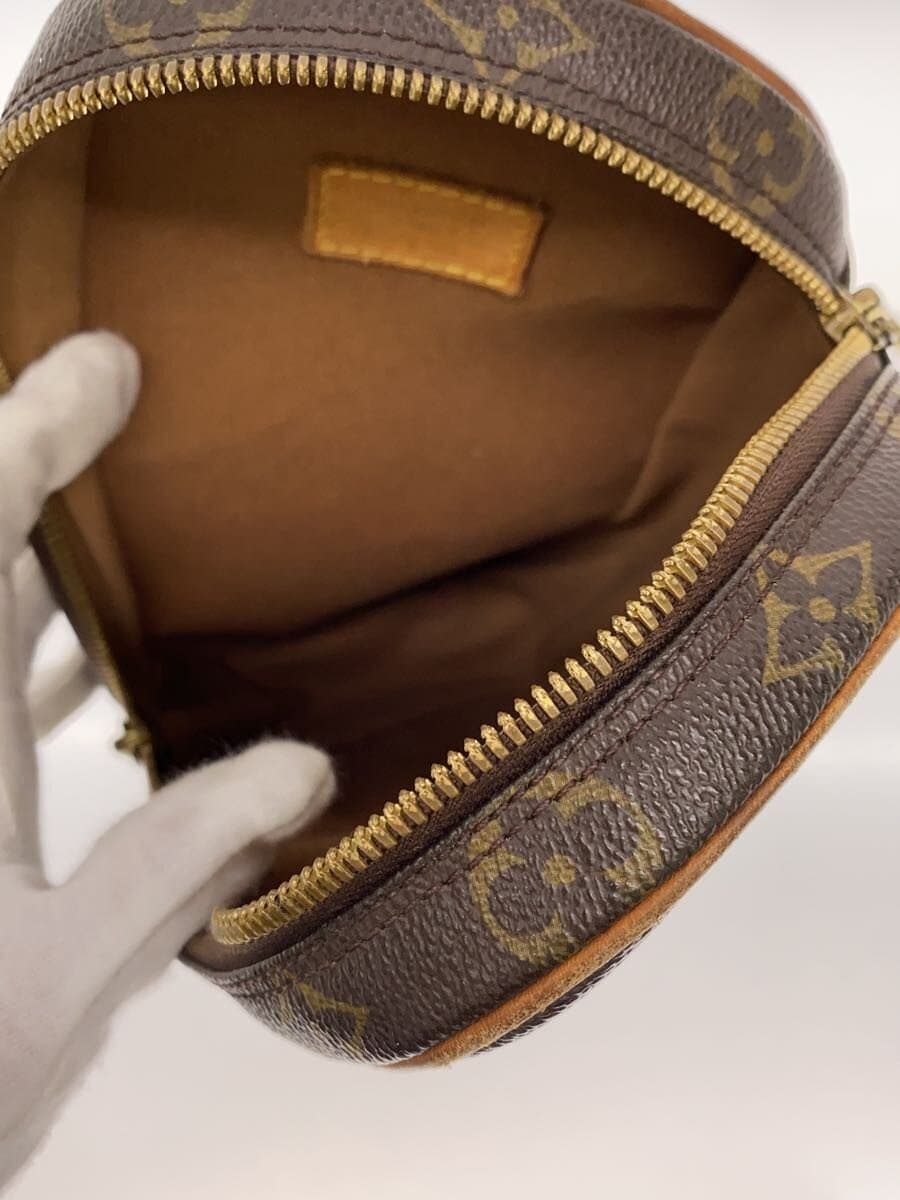 LOUIS VUITTON Pochette Ganjou _Monogram Canvas PVC BRW 6