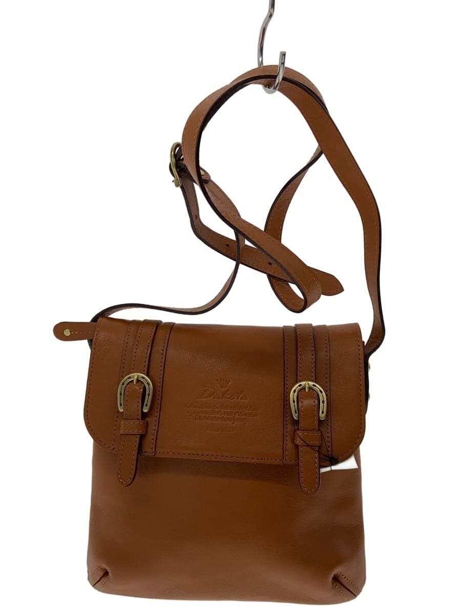 DAKOTA Flap Shoulder Bag Leather CML Solid
