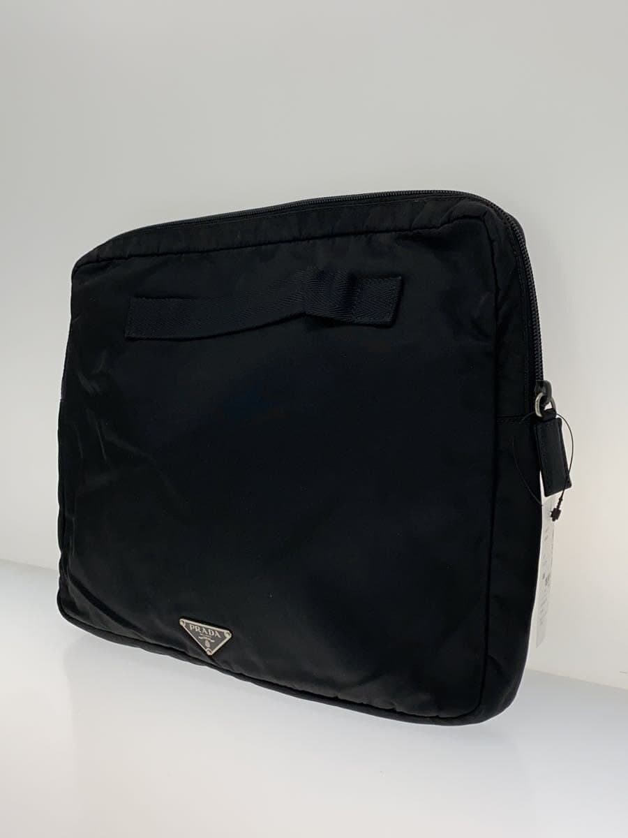PRADA Second Bag PC Case Nylon BLK 2