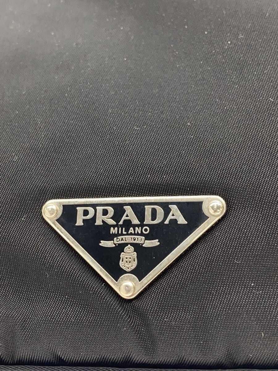 PRADA Second Bag PC Case Nylon BLK 5