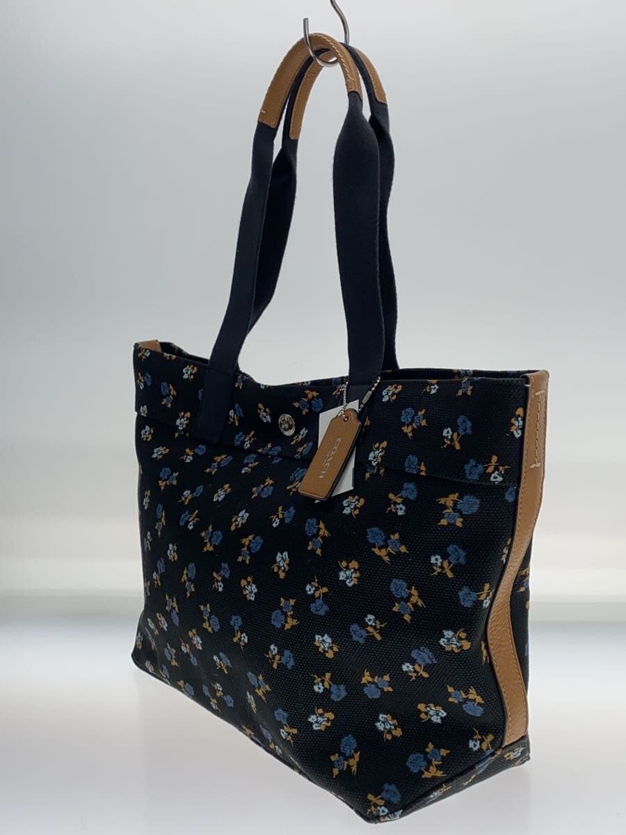 COACH Tote Bag BLK All Over Pattern F25903 2