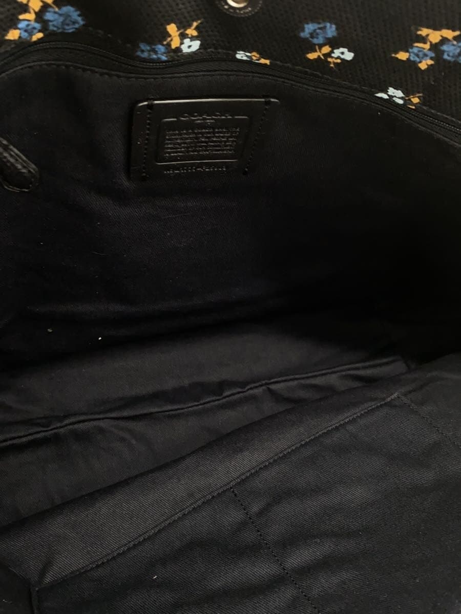 COACH Tote Bag BLK All Over Pattern F25903 6
