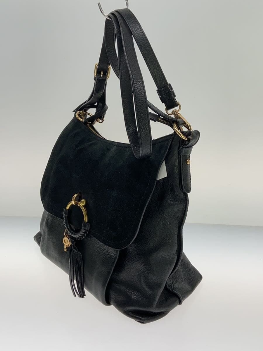 SEE BY CHLOE Shoulder Bag Leather BLK 02-17-36-65 2