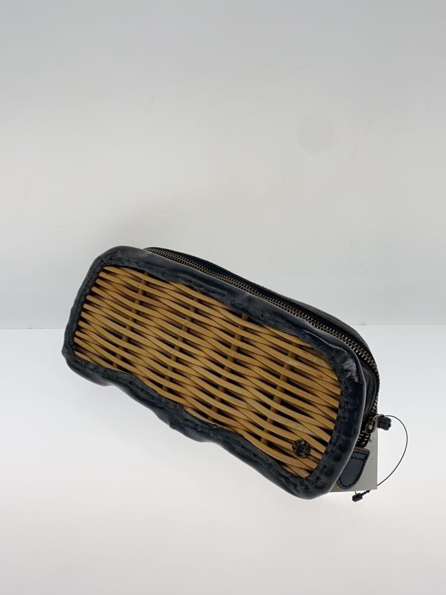 eb･a･gos basket bag leather BLK 2