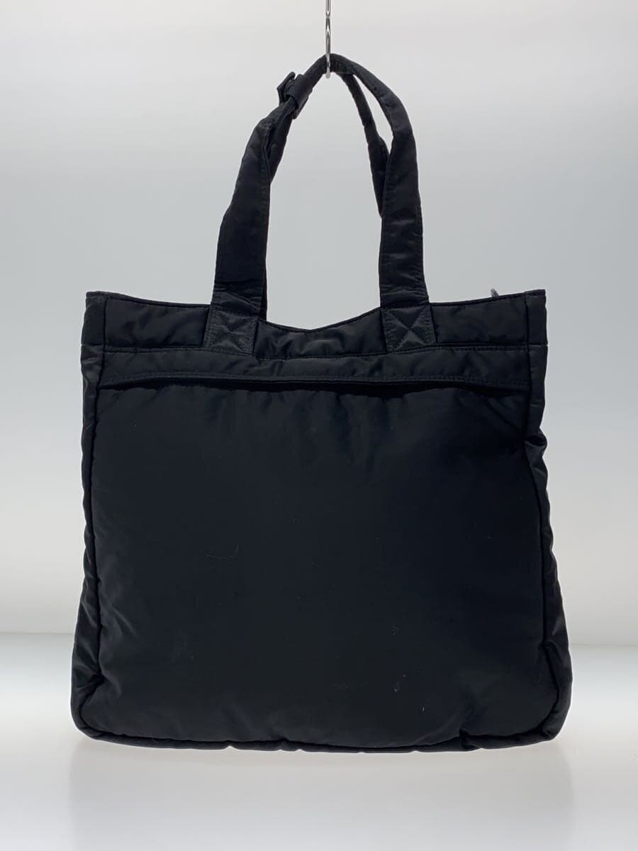 PORTER tote bag nylon black plain 3