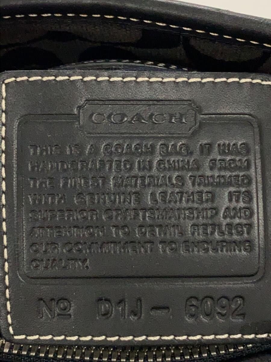 COACH Tote Bag_Signature Canvas BLK 6092 5