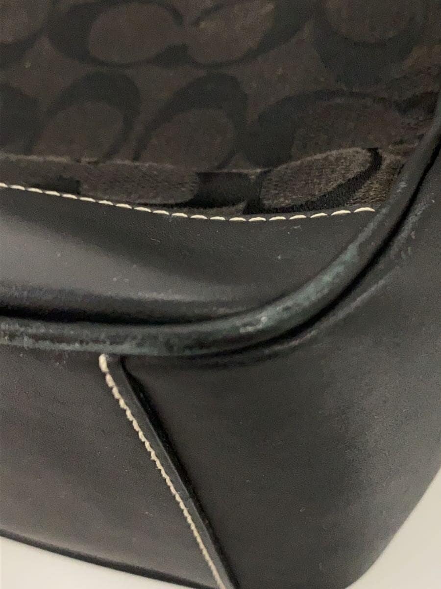COACH Tote Bag_Signature Canvas BLK 6092 8