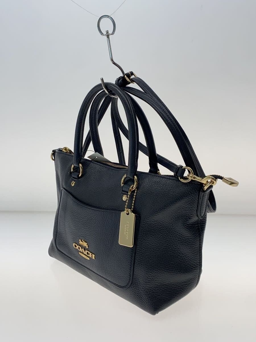 COACH Mini Emma Shoulder Bag NVY 2