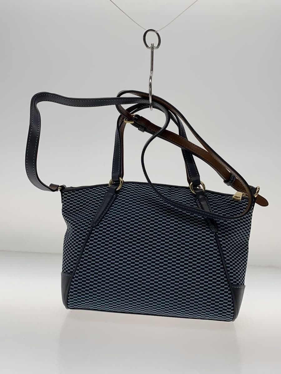 COACH Shoulder Bag Canvas NVY Allover Pattern F27574 3