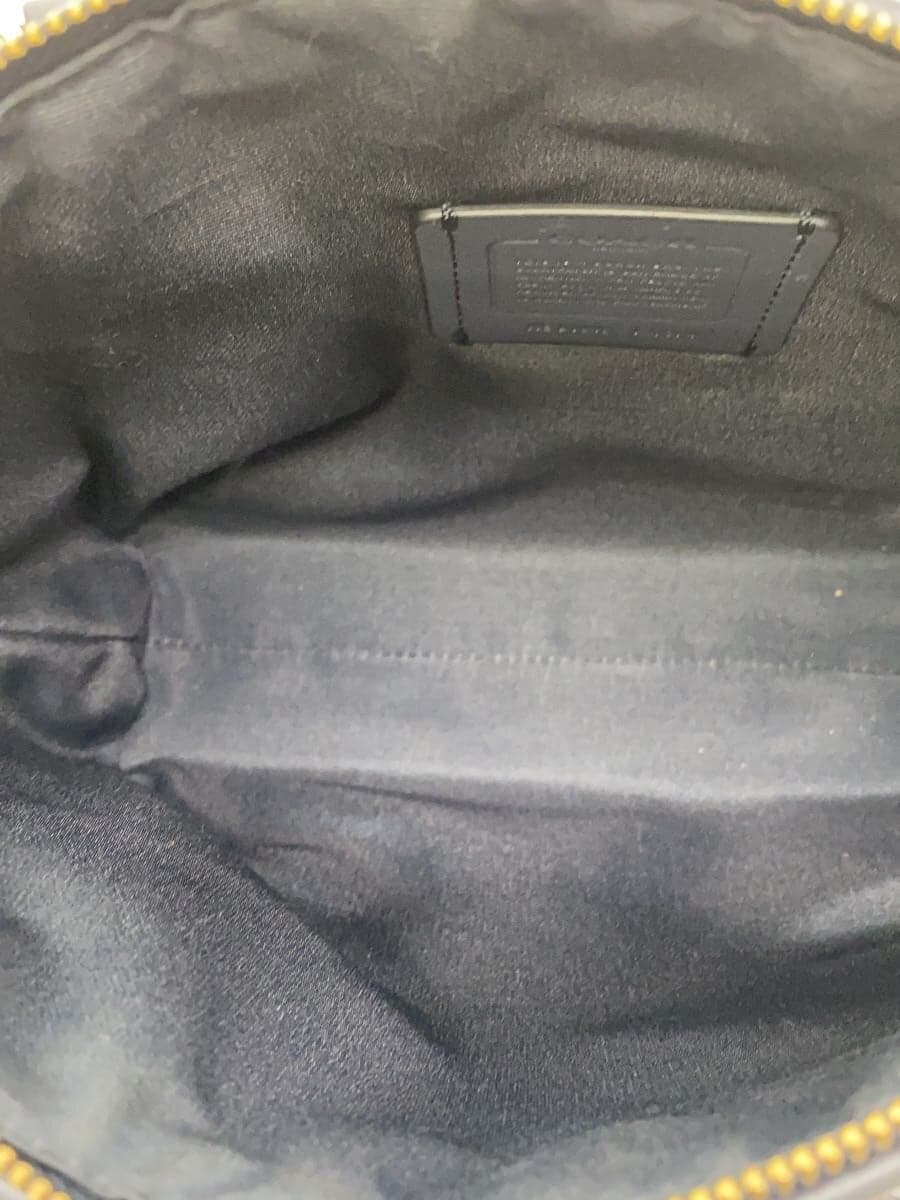 COACH Shoulder Bag Canvas NVY Allover Pattern F27574 6