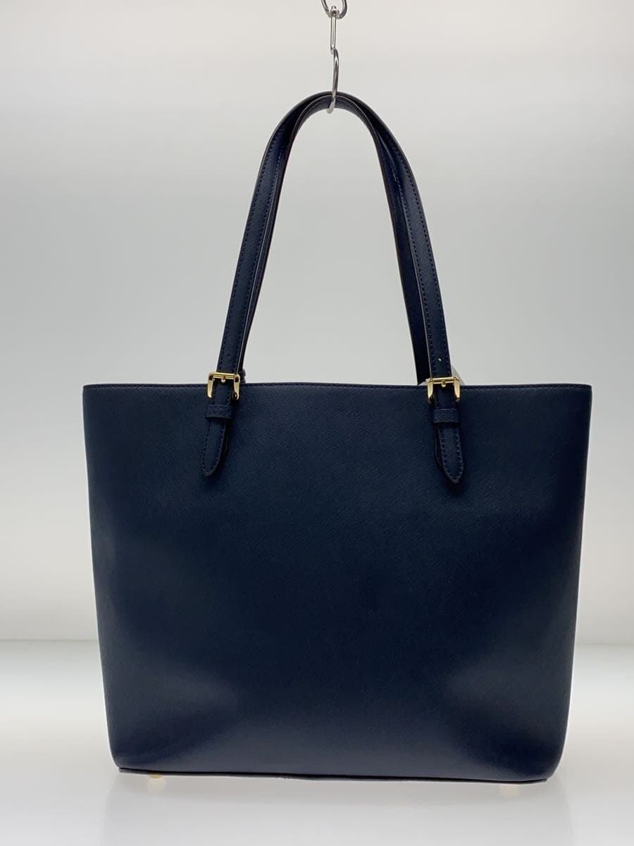 MICHAEL KORS Tote Bag PVC Navy Solid AV-1612 3