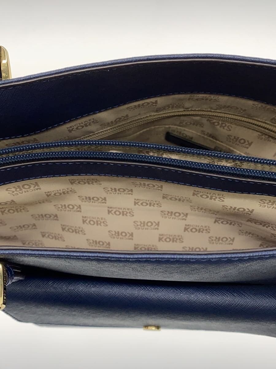 MICHAEL KORS Tote Bag PVC Navy Solid AV-1612 6