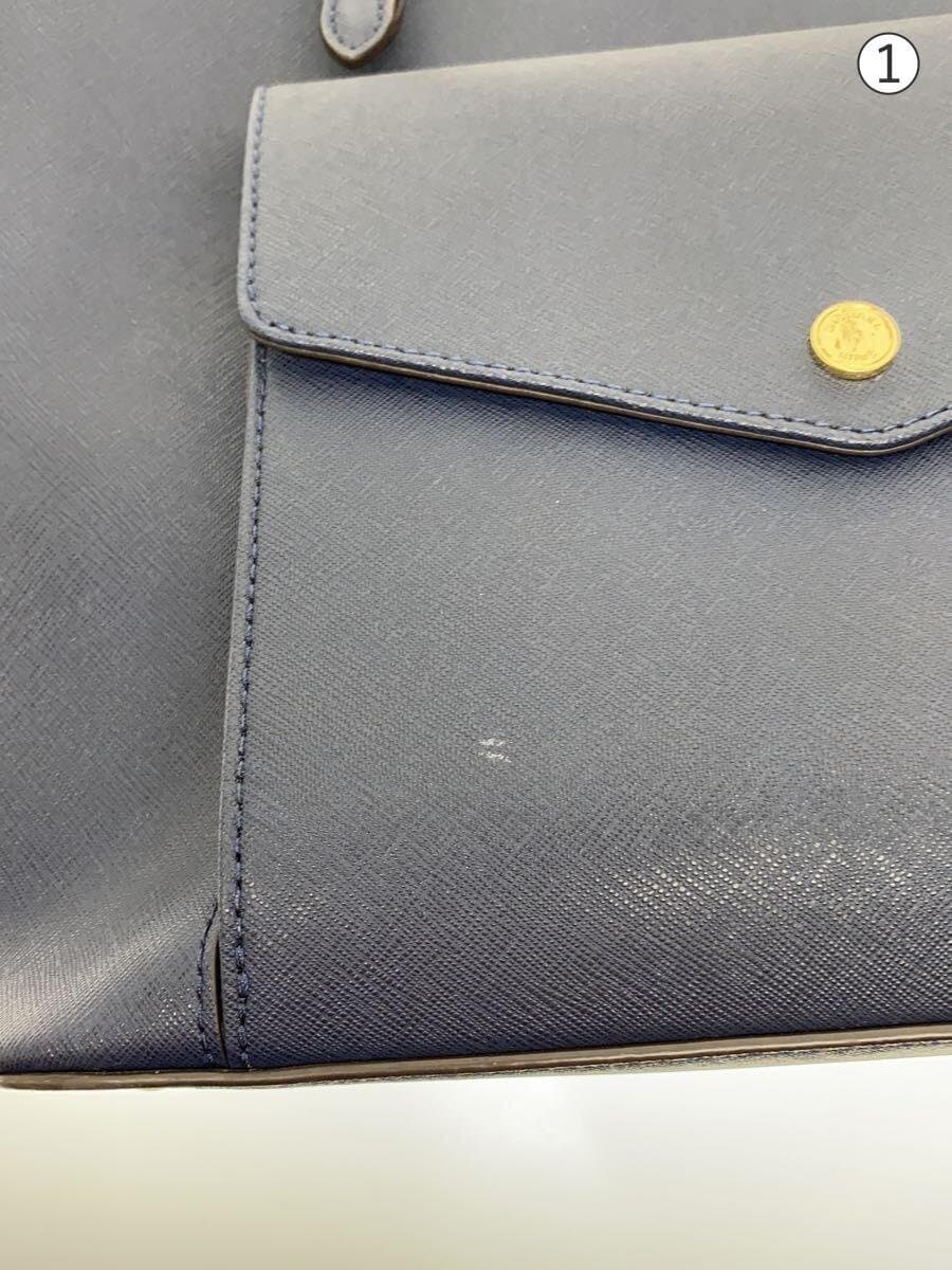 MICHAEL KORS Tote Bag PVC Navy Solid AV-1612 7