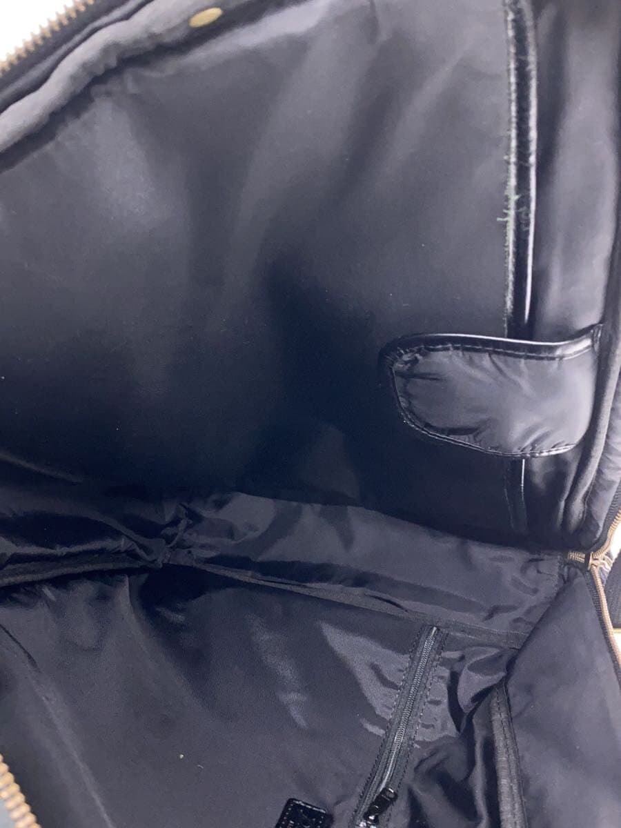 DAKOTA Backpack Leather Black Solid Color 6