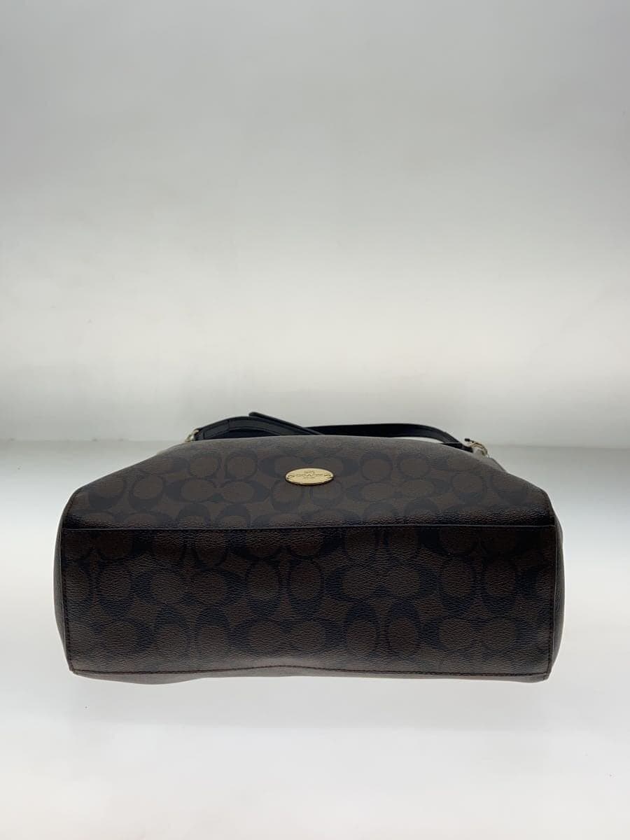 COACH Shoulder Bag PVC BRW All-over Pattern f34910 4
