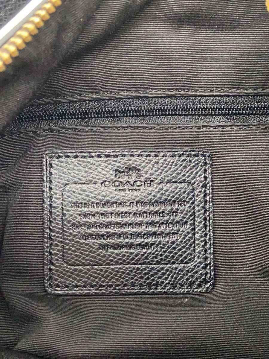 COACH Shoulder Bag PVC BRW All-over Pattern f34910 5