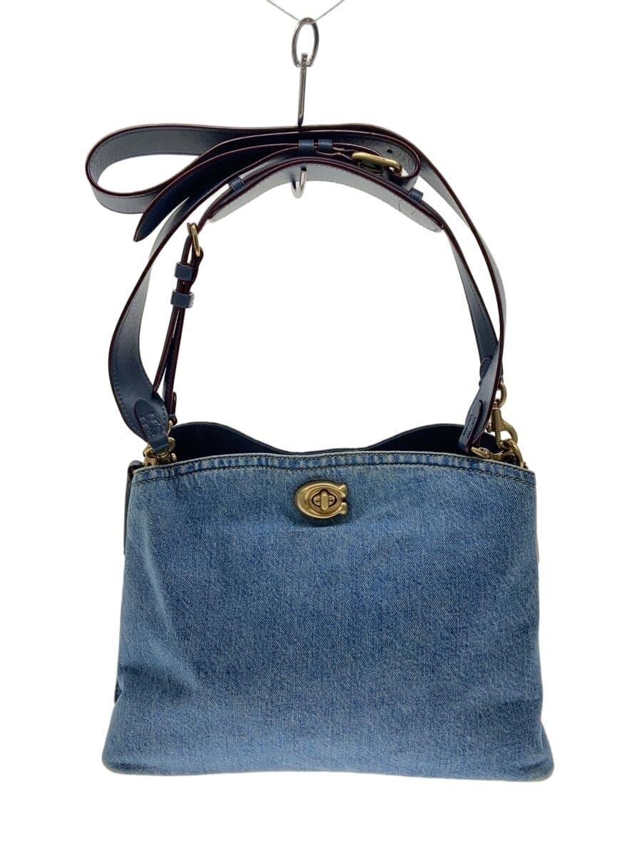 COACH Willow Shoulder Bag Cotton Indigo CS243