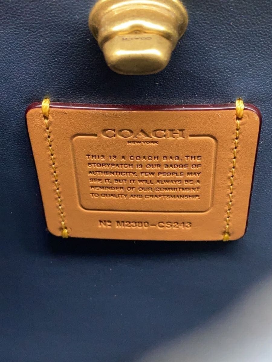 COACH Willow Shoulder Bag Cotton Indigo CS243 5
