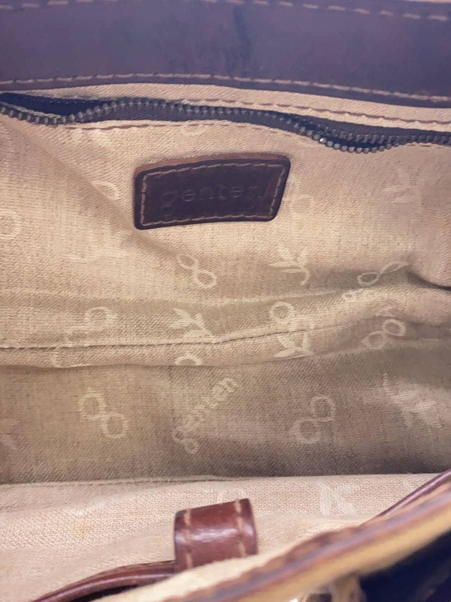 GENTEN messenger bag shoulder bag natural leather BRW 6
