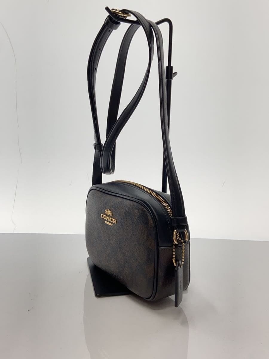 COACH Shoulder Bag PVC BRW Monogram 2