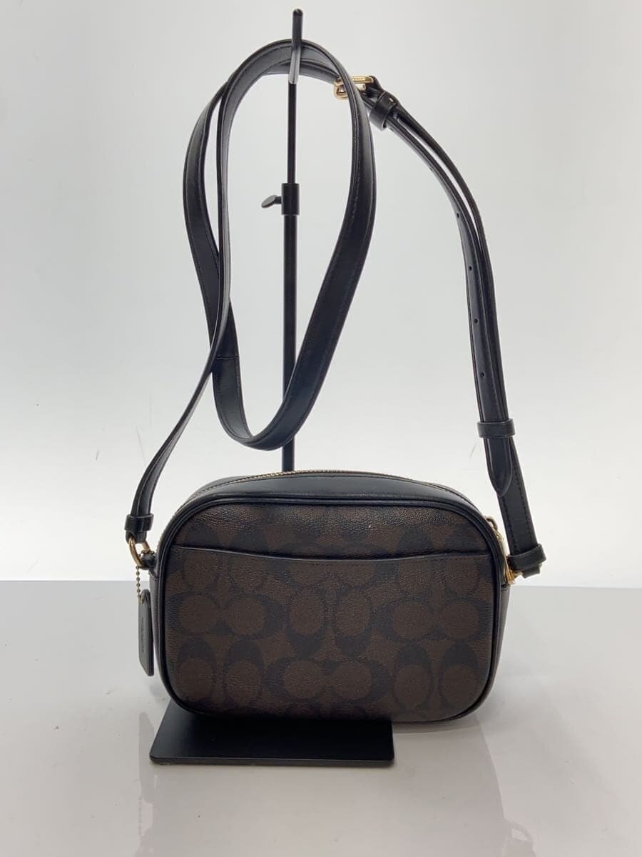COACH Shoulder Bag PVC BRW Monogram 3