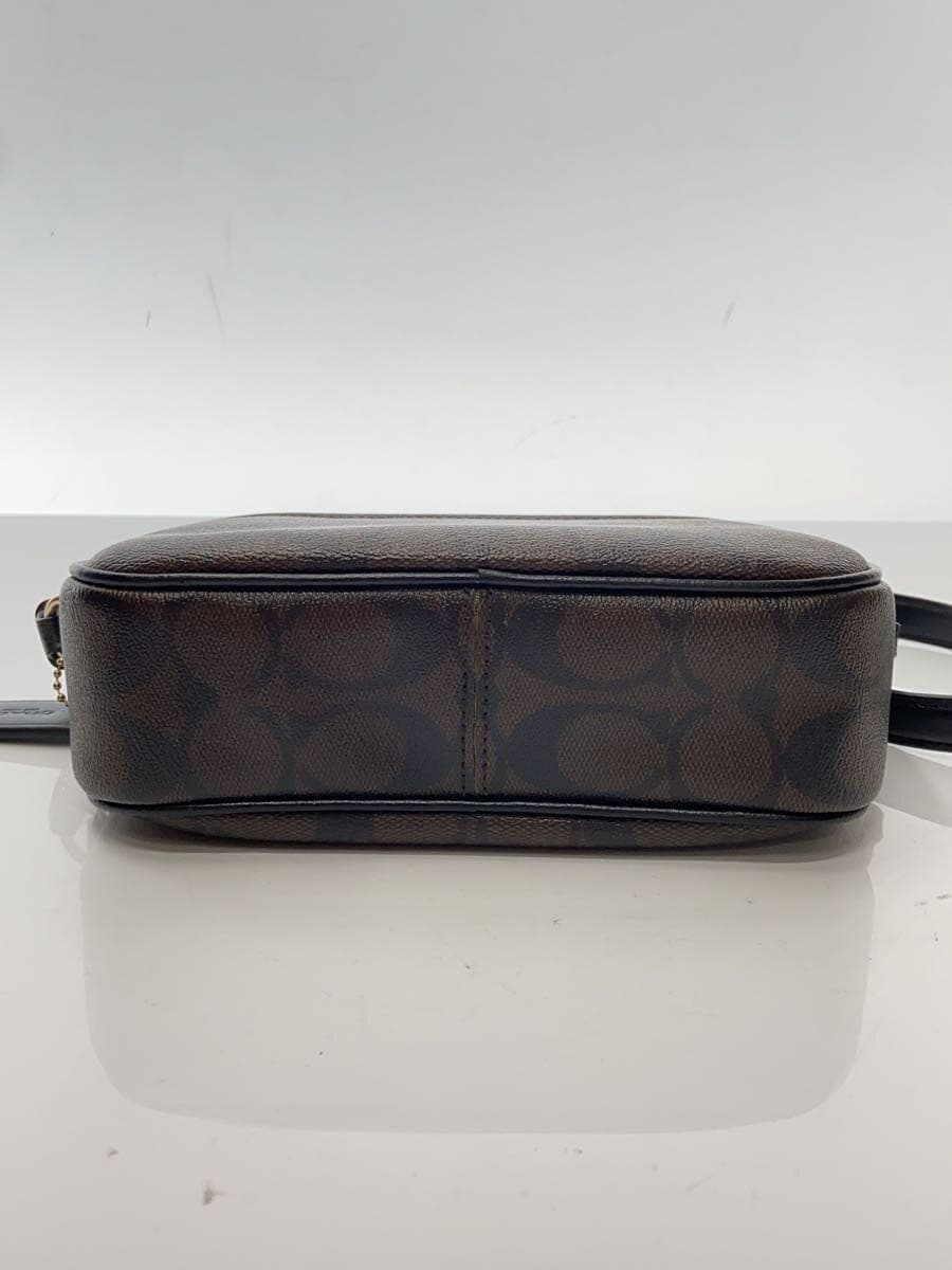 COACH Shoulder Bag PVC BRW Monogram 4