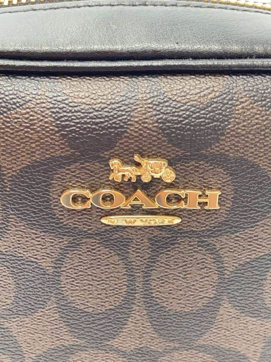 COACH Shoulder Bag PVC BRW Monogram 5