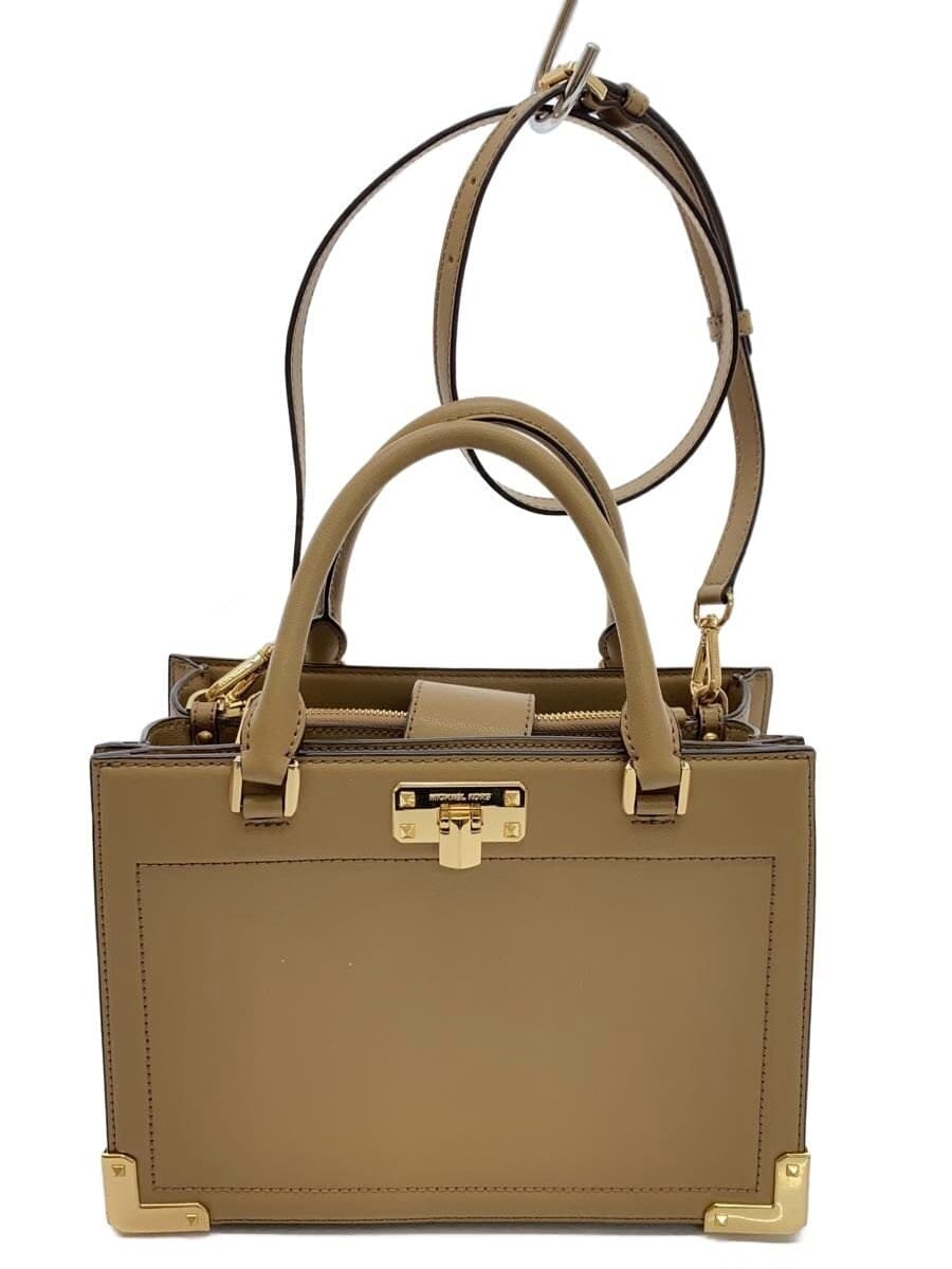 MICHAEL KORS Shoulder Bag Leather BEG