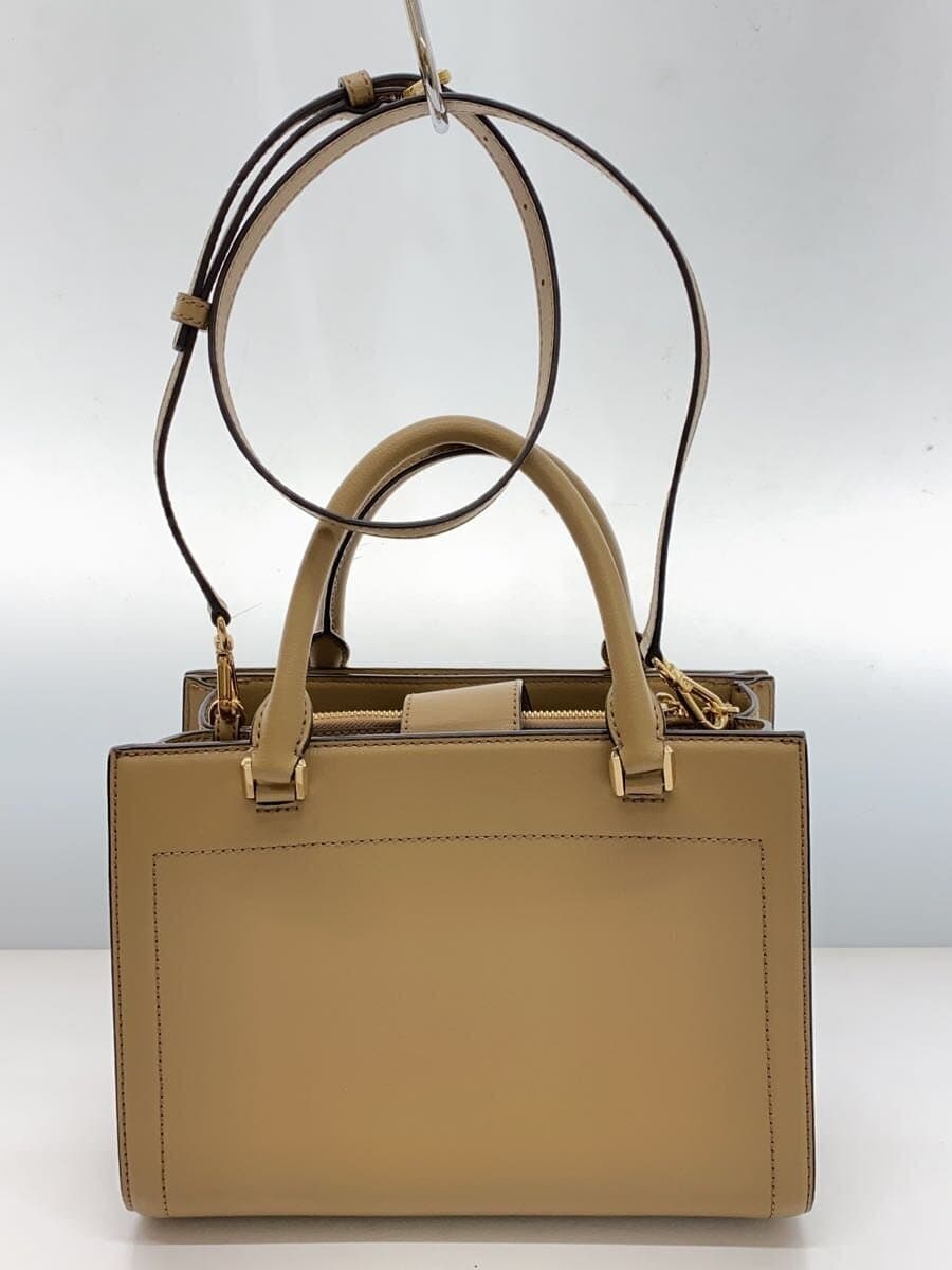 MICHAEL KORS Shoulder Bag Leather BEG 3