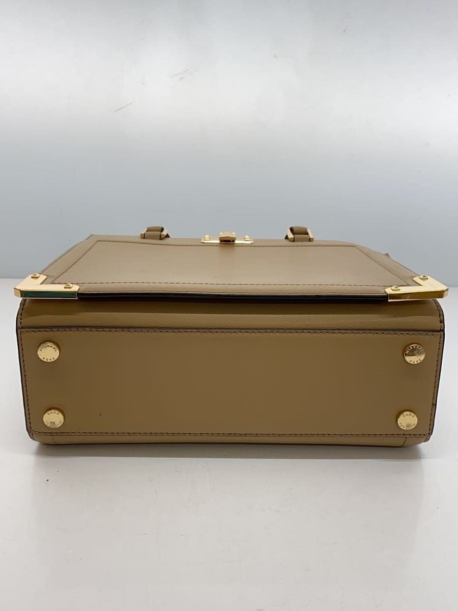 MICHAEL KORS Shoulder Bag Leather BEG 4