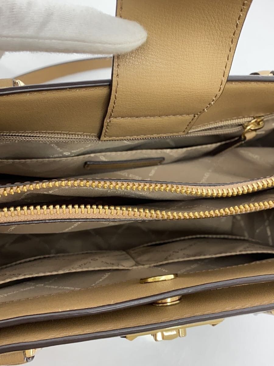 MICHAEL KORS Shoulder Bag Leather BEG 6