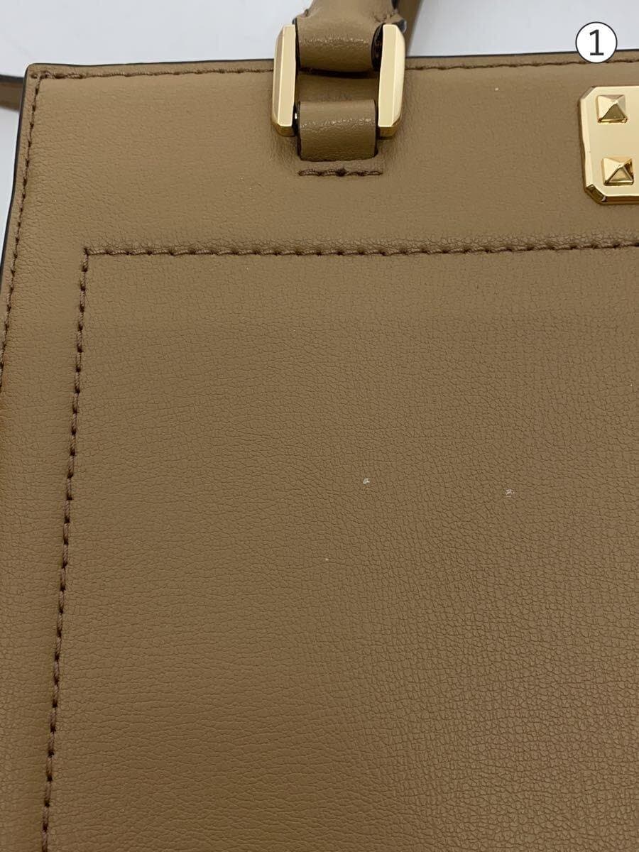 MICHAEL KORS Shoulder Bag Leather BEG 8