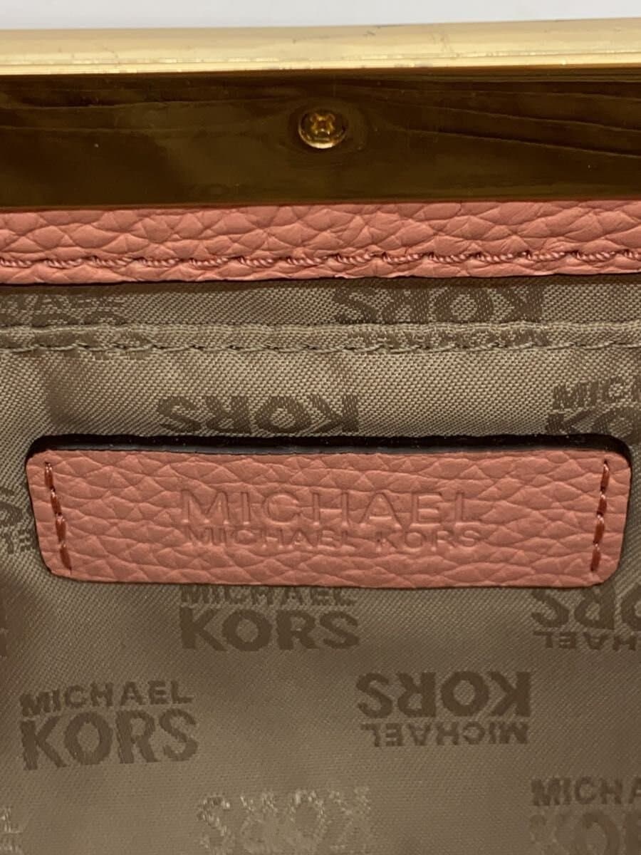 MICHAEL KORS Clutch Bag Leather PNK 5