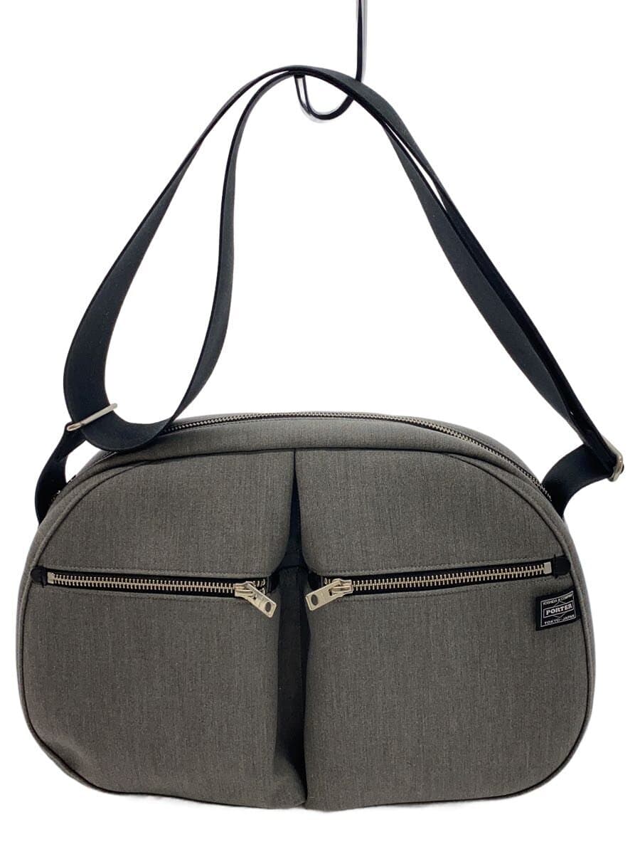 PORTER GIRL Shoulder Bag GRY Solid