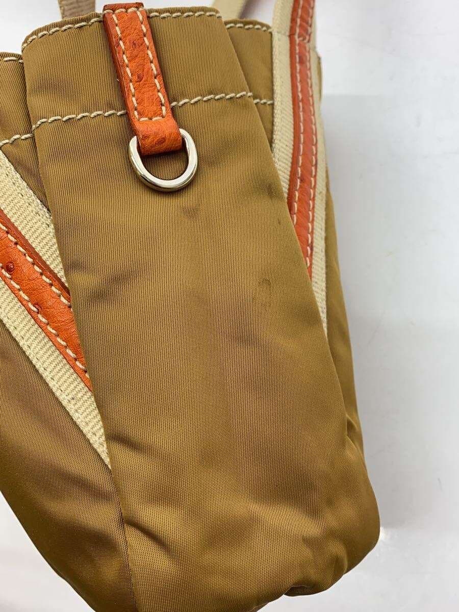 PRADA Shoulder Bag Nylon BEG B2980S 9