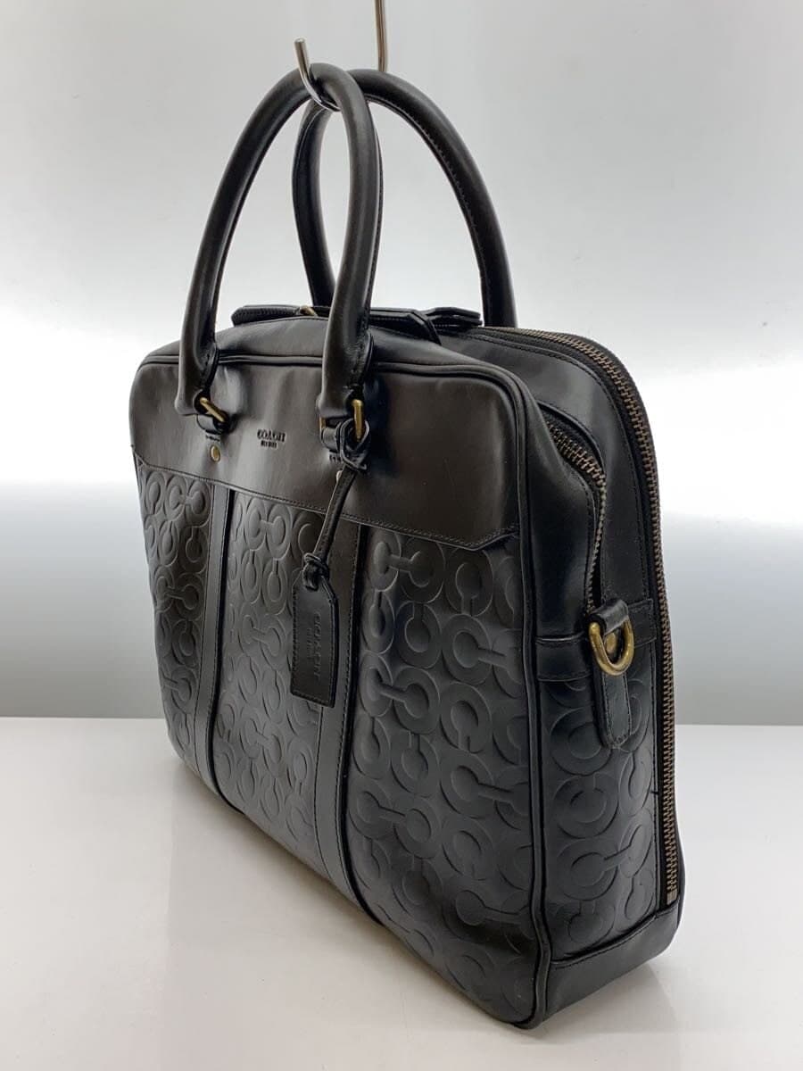 COACH Business Bag Leather Black E1273-70739 2