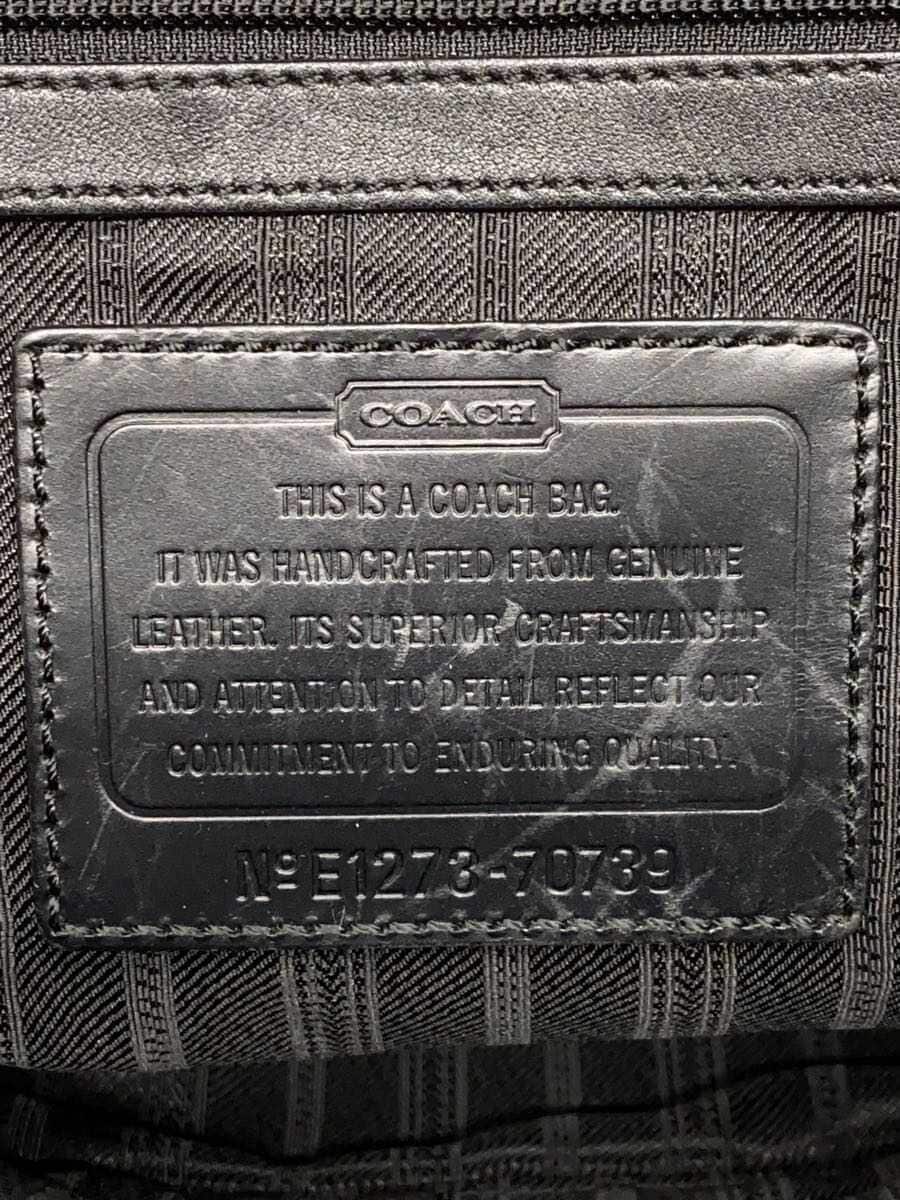 COACH Business Bag Leather Black E1273-70739 5