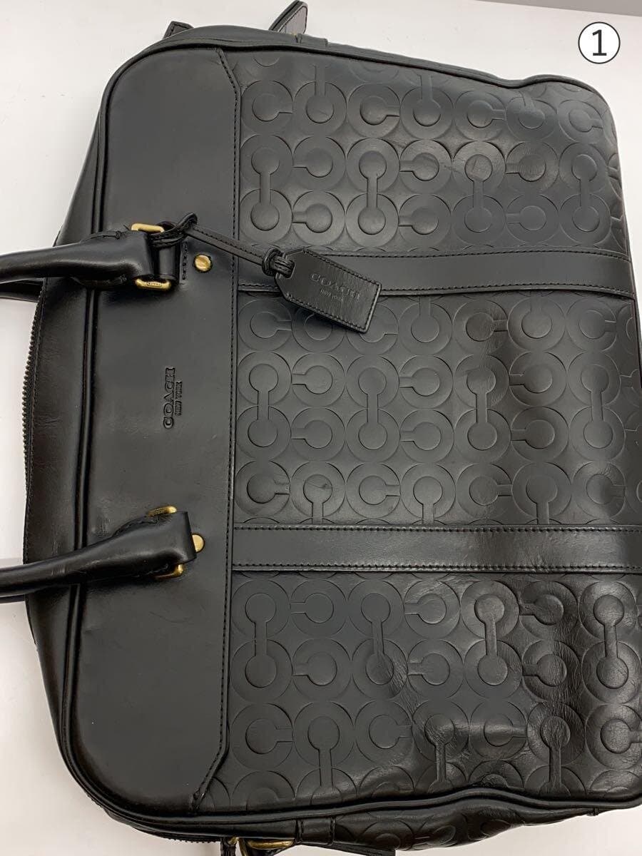 COACH Business Bag Leather Black E1273-70739 7