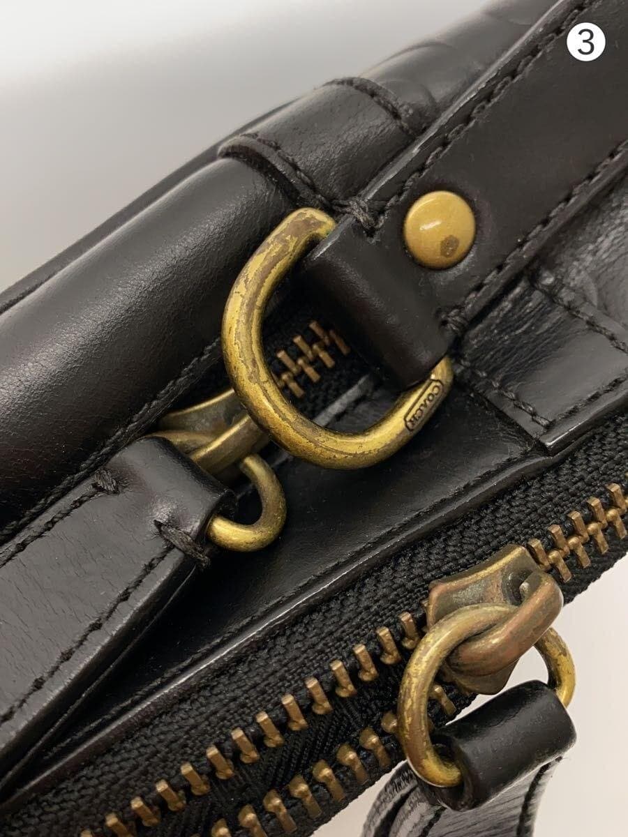 COACH Business Bag Leather Black E1273-70739 9