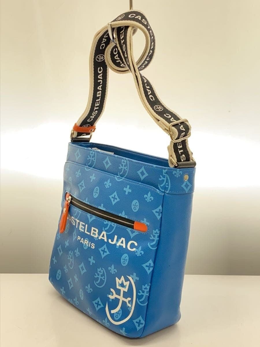 CASTELBAJAC Shoulder Bag Leather BLU 48123 2