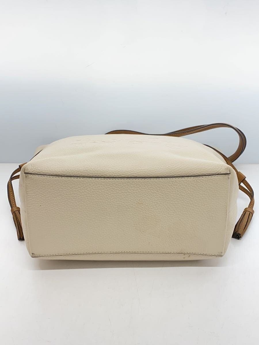 COACH tote bag leather CRM plain 4