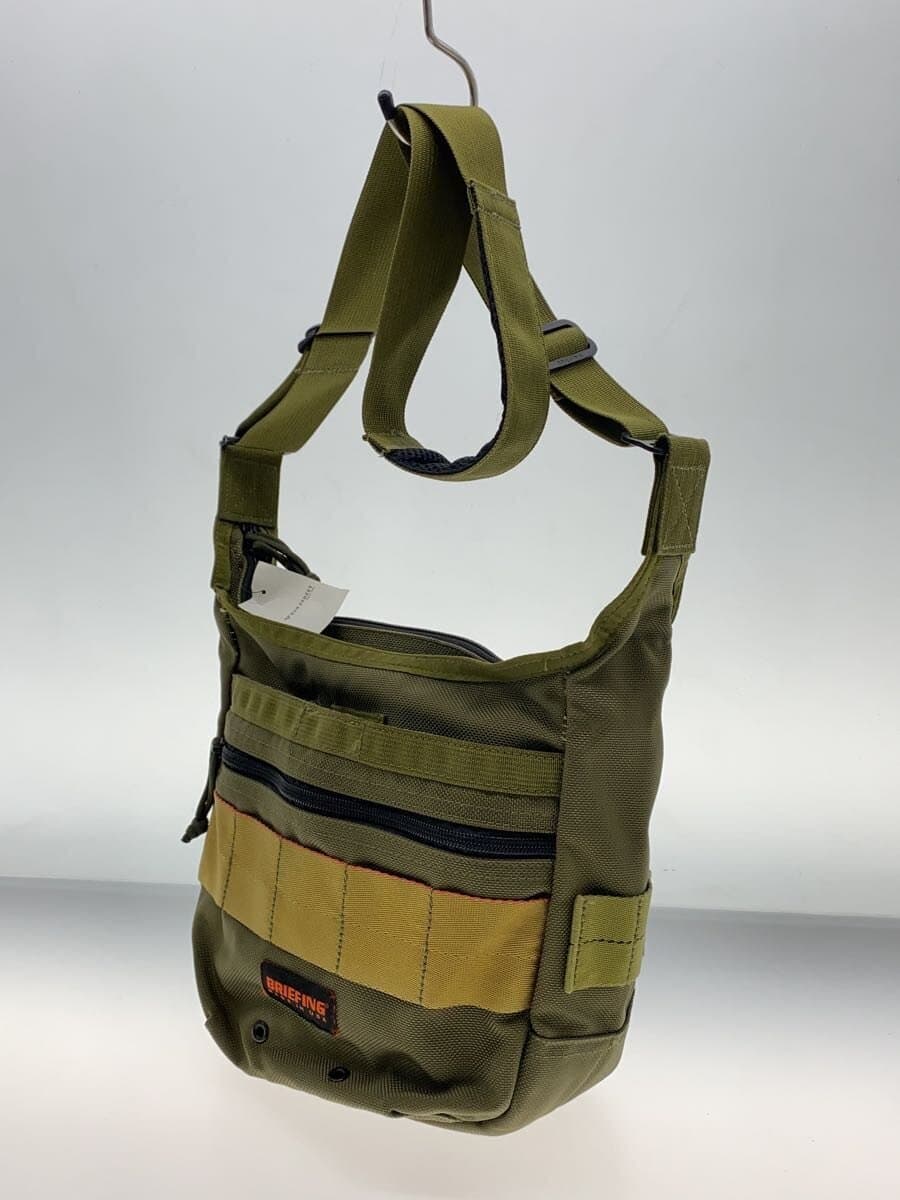 BRIEFINGDAY TRIPPER USA Made Shoulder Bag Nylon KHK Solid 2