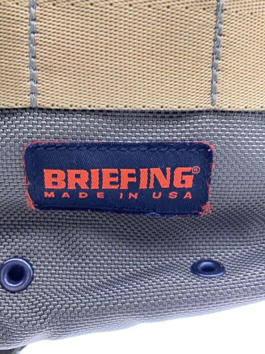 BRIEFINGDAY TRIPPER USA Made Shoulder Bag Nylon KHK Solid 5