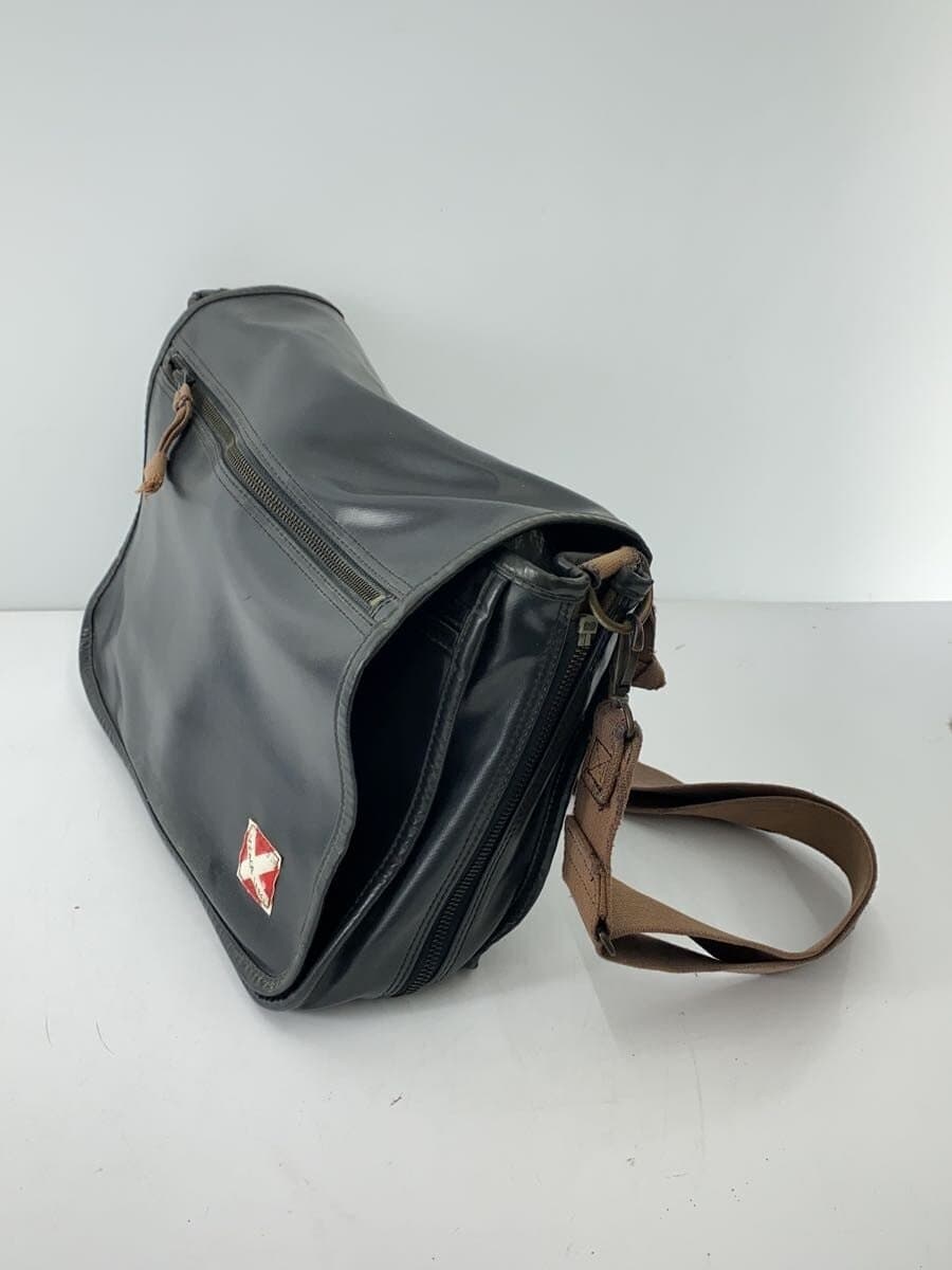 LUGGAGE LABEL Shoulder Bag -- BLK Solid Color 2