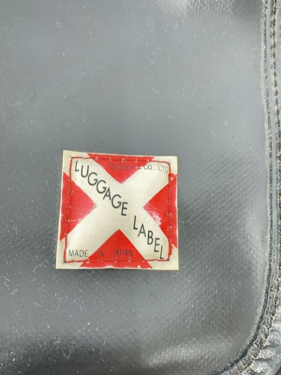 LUGGAGE LABEL Shoulder Bag -- BLK Solid Color 5