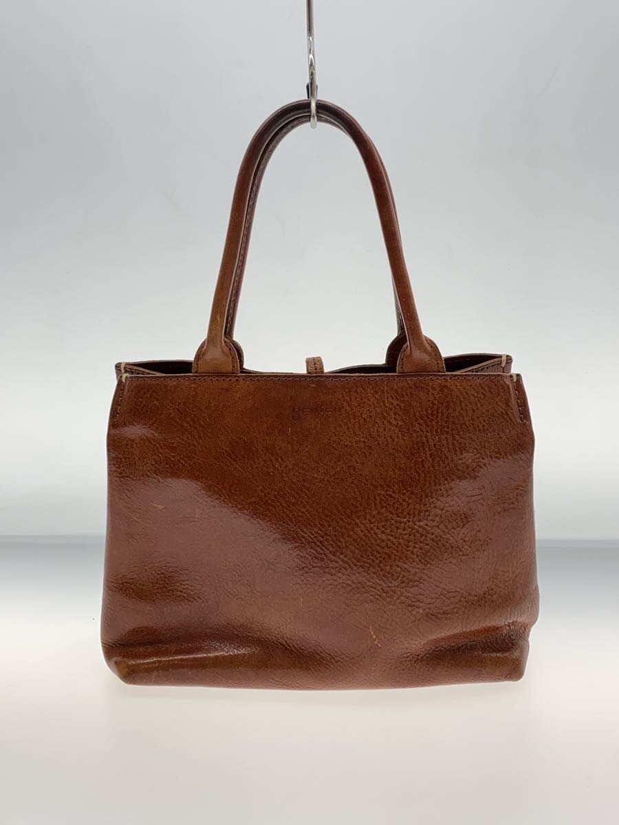 GENTEN Handbag Leather BRW Solid 3
