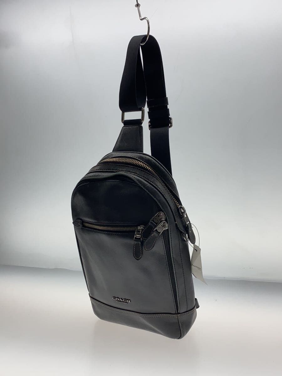 COACH Shoulder Bag Leather BLK Ｆ37598 2