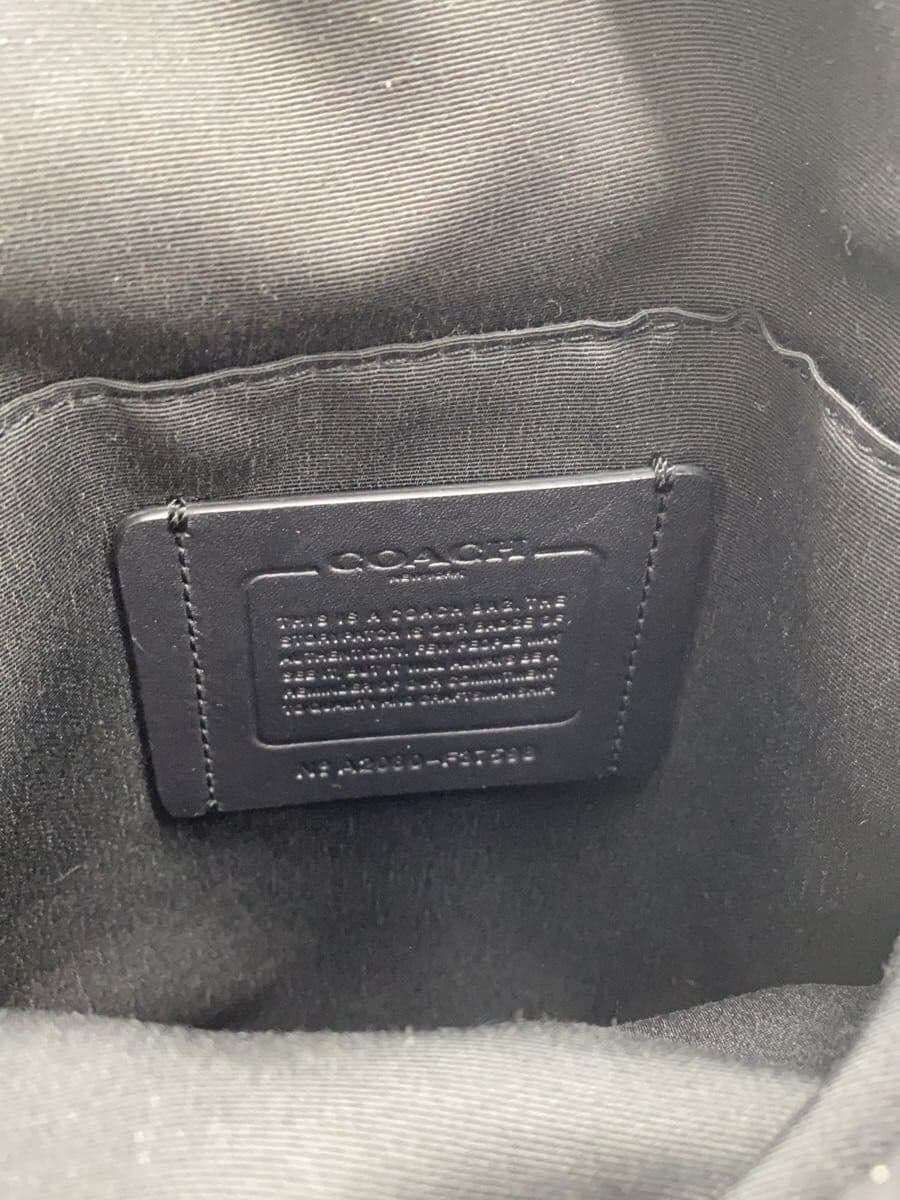 COACH Shoulder Bag Leather BLK Ｆ37598 5