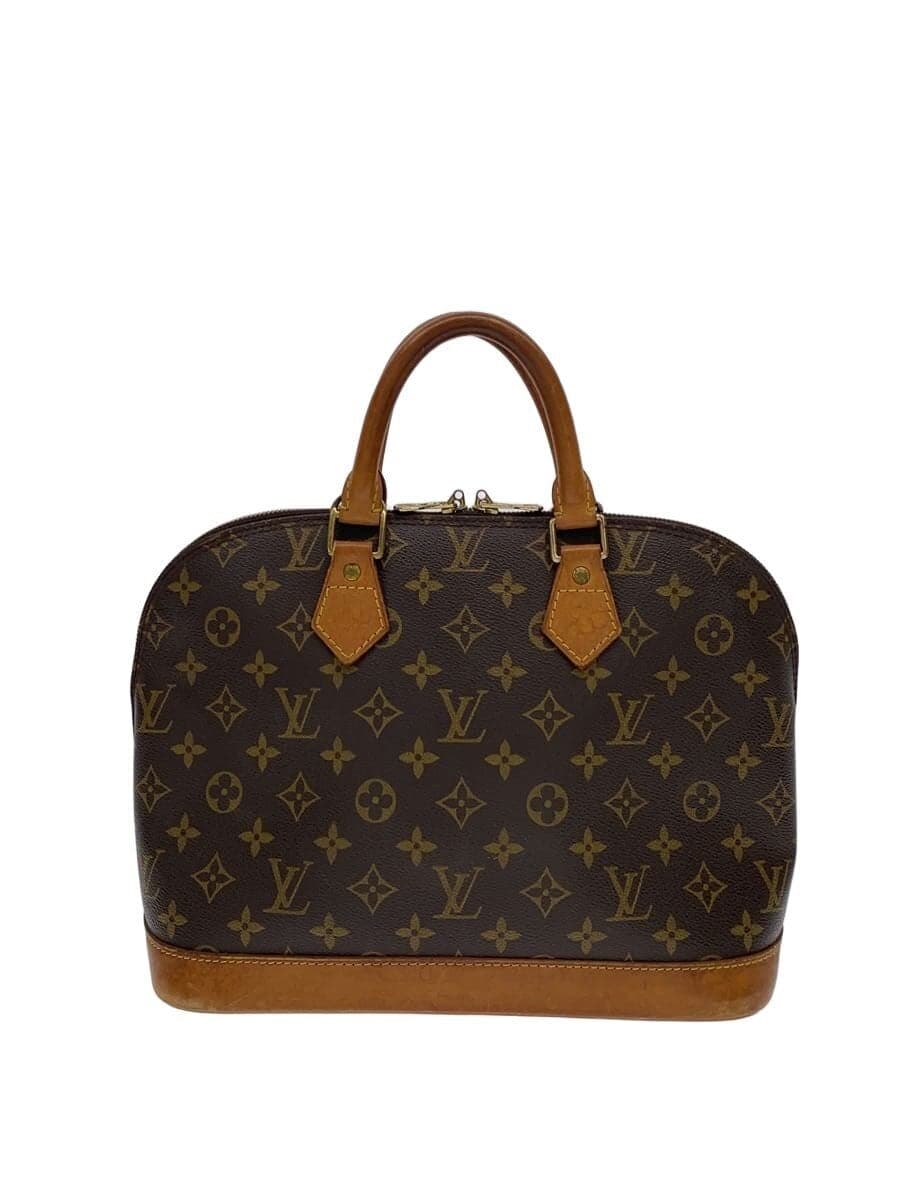 LOUIS VUITTON 1) Alma Monogram Canvas PVC BRW M51130